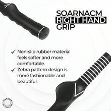 Right - Handed Grip Trainer U2013 Swing Correction HandWrist Positioning, Anti - Slip Grip - 黑色高爾夫球握把右手 - 查看 5