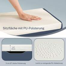 36,2-Zoll-Schuhbank mit anhebbarem Stauraum, Aufbewahrungsbank mit gepolstertem Sitzkissen, Eingangsbank mit 2 verstellbaren Regalen, für Eingangsbereich, Wohnzimmer, Schlafzimmer