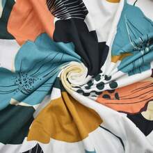 4件套弹力印花躺椅沙发套，加厚布艺躺椅沙发套 - 彩色 - 查看 9