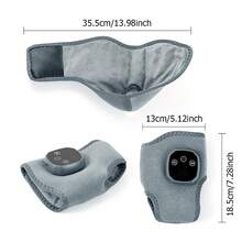 FollowBreak 1pc Foot And Ankle Massager With Vibration, 3 Speed Settings, 4 Temperature Modes, LCD Display, USB Rechargeable Foot Massager, Comfortable Design And Portability - Multicolor - View 8