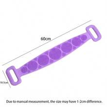 Silicone Body Scrubber Back Massage Exfoliating Sponge Bathroom Bath Brush Scrub Shower Brush Body Wash Scrub Removal Bath Spong - Multicolor - View 10