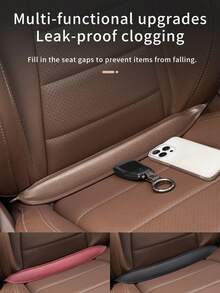 Car Seat Gap Filler, Insertable Car Seat Crevice Filler Strips, Universal Seat Gap Blocker To Prevent Items From Falling, Car Accessories - Multicolor - View 1