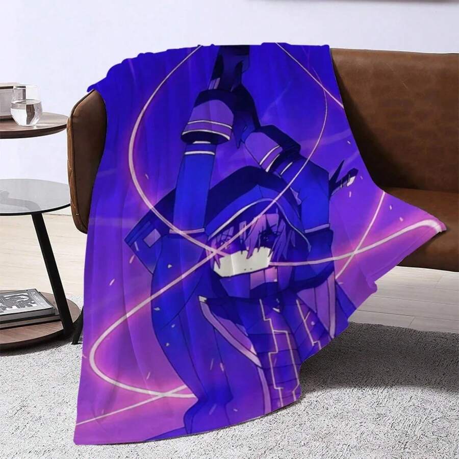New Anime Blanket Sofa The Eminence In Shadow Warm Bed Fleece Custom Nap Home Fluffy Soft Blankets King Size Microfiber Bedding - 3 - Xem 1