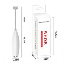 1 szt. Elektryczny mini spieniacz do mleka, zasilany 2 bateriami AA (brak w zestawie), Elektryczny spieniacz do mleka, Mały mikser kuchenny i jadalniany, Przenośny ekspres do kawy i domowych wypieków, Elektryczna dysza spieniająca do mleka, Domowy mikro elektryczny spieniacz do mleka, Ręczny spieniacz do mleka