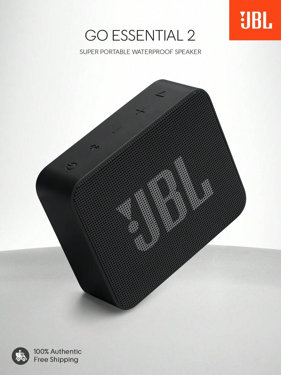 JBL GO ESSENTIAL 2 超便携无线蓝牙音箱 IP67 防水防尘 强劲低音 紧凑型桌面音响 理想礼物 - 黑色 - 查看 1