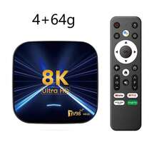 A Android 14 Smart TV Box Allwinner H313 Supports 4G 5G Dual Wifi6 HD 8K Media Player TV Box Voice Control Family Gatherings And Entertainment - Black - View 11