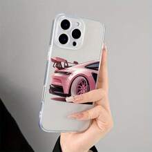 Funda de teléfono a la moda Funda de teléfono: Funda transparente con patrón deportivo en la parte trasera Impresión UV para iPhone 16/ 16Plus/ 16Pro/ 16ProMax 13/ 13Pro/ 13ProMax 12/ 12Pro/ 12ProMax 11/ 11Pro/ 11Pro Max 7/ 8 X/ xs Diseño para chicas mujeres TPU suave a prueba de golpes más protectora y femenina - 1 pieza - Ver 9