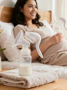 Extractor de Leche Manual de PP Alimenticio 150ml, Portátil y Compacto, Fácil de Usar y Limpiar, Recolector Confiable y Eficiente para Lactancia Materna, Diseño que Ahorra Esfuerzo - transparente - Ver 6