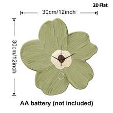 1 pièce Horloge murale de fleurs de guérison créative moderne 2D plate, mouvement à quartz ultra silencieux, sans tic-tac, décoration murale silencieuse pour salon, chambre à coucher et bureau, décoration d'horloge de chambre à coucher , personnalisée de manière unique, lecture de l'heure ultra claire, convient pour la décoration d'horloge dans le salon, la chambre à coucher, le bureau, le studio, la maison, le bureau d'études, la cuisine et le café, cadeau de décoration parfait pour la décoration intérieure de la maison de la famille et des amis