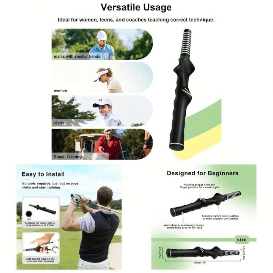 Right - Hand Training Grip Grip Trainer Swing Trainer Accessories - 3 CÁI - Xem 1