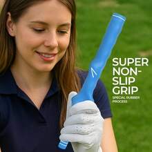 Right - Hand Grip Trainer U2013 Swing Training Aid Hand Positioning Anti - Slip Grip Trainer Beginners Pros Improve Accuracy, Power Consistency - Máy tập cầm gậy golf Sky Blue - Xem 7