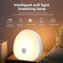 1pc White Noise LED Night Light - Multiple Colors, Dimmable, Timer, Natural Soothing White Noise, Memory Function, Portable Sleep Aid Device, Suitable For Nursery And Breastfeeding - Multicolor - View 2