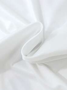 Conjunto de vestido de manga larga con cuello redondo y estampado de muñeco de nieve + decoración con cinturón para niñas, otoño/invierno - Blanco - Ver 9