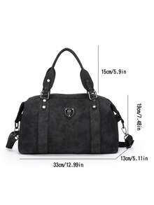 New Vintage Style Women's Handbag, Minimalist Fashion Ladies' Shoulder Crossbody Bag, Professional Women's Work Commute Tote, Middle-Aged Mom Handbag