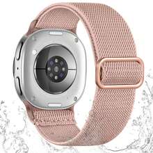 Fine Woven Stretchy Braided Bands Compatible With Samsung Galaxy Watch 8 Band 40mm 44mm/Galaxy Watch 8 Classic 46mm, Adjustable Elastic Nylon Wristband Sport Strap For Galaxy Watch 8 2025 Women Men, Gifts For Friends And Family