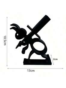 [Funny Ant Toilet Paper Holder] Funny 3D Printed Black Ant Toilet Paper Holder - No Installation Freestanding Bathroom Set - Cute Tissue Paper Holder - Bathroom Decor(1/2pcs)