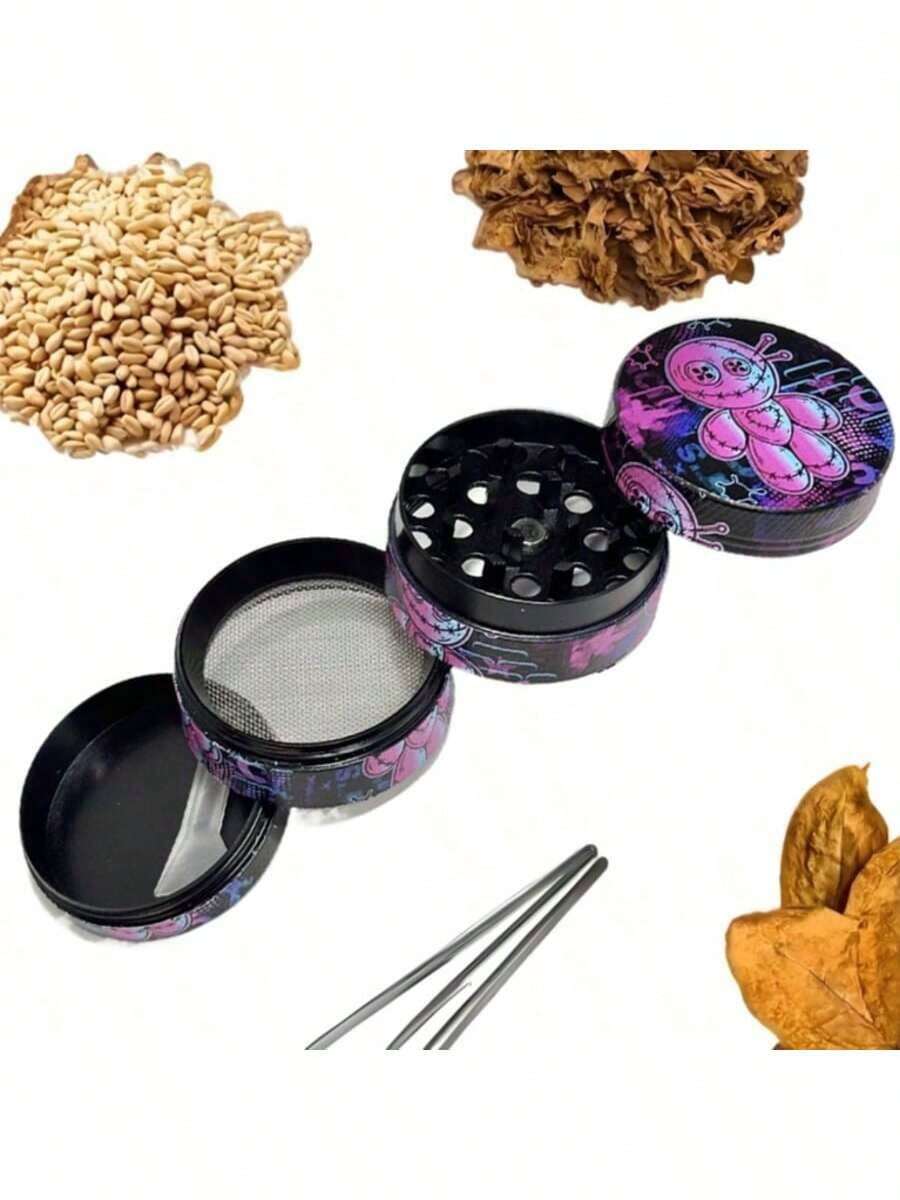 创意卡通毛绒研磨器 多功能香料研磨器 创意研磨器 烟熏配件 金属研磨器 烟草研磨器 情人节礼物 - 50mm/2.0英寸 - 查看 1