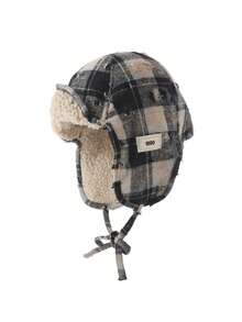 قبعة نسائية من نوع Trapper بألوان متباينة، محبوكة بسمك مناسب للطقس العادي والأنيق، متعددة الاستخدامات مناسبة للخارج والتزلج والدراجات والسفر والحفلات والاستخدام اليومي في فصلي الخريف والشتاء