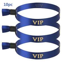 100pcs/10pcs Identification Wristbands, Event Party Wedding Bracelets, Bar Party Race Woven Labels, VIP Check-In Woven Labels, Wristbands, Sports Wristbands, VIP Wristbands, Party Wristbands, Fabric Wristbands, Event Armbands, Music Festival Exhibition Holiday Supplies, Black And Gold VIP Wristbands, Event Party Bracelets, Wedding Holiday, Christmas, Halloween Identification Wristbands - Multicolor - View 19