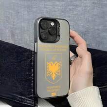 Albania Passport Phone Case Phone case Covercompatible with  16 15 14 13 12 11 Pro Max Black Purple Matte  Soft Candy Abrazine Funda-Covercompatible with  17 Hülle, 17 pro Hülle, 17 promax Hülle - Z1 - Übersicht 5