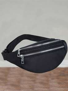 Canvas Bag Men's Waist Bag New Annual Cross-Body Mini Small Bag Shoulder Ultra-Small Oxford Fabric Bag