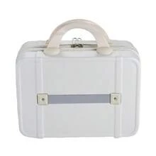 LIVINGANDHOME Living And Home Portable Hard Shell Handheld Makeup Travel Case,Makeup Storage Box,Makeup Storage Case - White - View 8