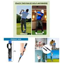 Grip Trainer - Club Grip Training Hand Correct Hand Position Swing Practice Aid Improve Swing Technique, Right Handed, Blue, 1Pack - 藍色 - 查看 1