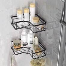 AceHome 3/4-Piece Bathroom Storage Rack No Drill Shower Caddy Set With Wall Stickers - SET OF 4 - View 3