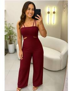 Jumpsuit Set - Burgonya - Görünüm 2