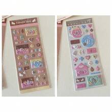 1pc Minimalist Design Cute 3D Animal Frame Foam Sticker With Star & Music Note Decor, Suitable For Card, CCD, Tablet