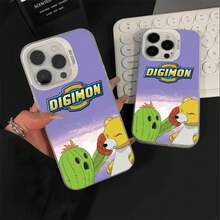 Animation Battle D- Phone Case Covercompatible With  17 Air 16 15 14 13 12 11 Pro Max Plus Color Shockproof Back Silver Cove,Covercompatible With  17 Case,  17 Pro Case,  17 Pro Max Case - Z4 - View 4