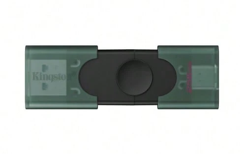Kingston Technology DataTraveler 128 GB USB-A + USB-C 3.2 Gen 1 DuoG2 - Verde-azulado - Ver 1
