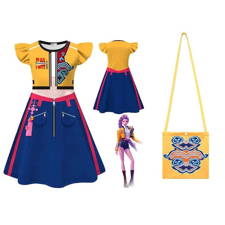 Costume d'Halloween pour filles - Costume de scène Cosplay adapté aux enfants de 3 à 10 ans | Mode en ligne | SHEIN FRANCE