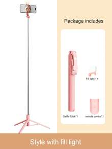 Palo de selfie inalámbrico Bluetooth de STICKMAG de 1.7M/0.7M, con luz LED de relleno, control remoto inalámbrico, soporte para teléfono móvil giratorio 360°, compatible con iPhone 16, 15, 14, 13, 12, 11e/Max/Pro/Xs/Xr/X/Plus, compatible con Samsung Galaxy S25/S24/S23/S22 Ultra y otros teléfonos Android, GoPro, adecuado para viajes y transmisión en vivo, disparos de verano, viajes, actividades al aire libre, trípode para transmisión en vivo