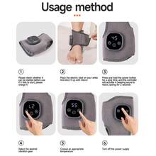 FollowBreak 1pc Foot And Ankle Massager With Vibration, 3 Speed Settings, 4 Temperature Modes, LCD Display, USB Rechargeable Foot Massager, Comfortable Design And Portability - Multicolor - View 4