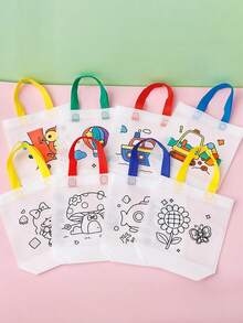 12pcs Christmas Gift Bags, Snowman/Christmas Tree/Santa Claus Pattern, Can Be Graffiti DIY Color, Desktop Decoration Supplies, Christmas Party Decoration Supplies, Suitable For Holiday Parties, Theme Events, Gift Packaging Supplies, Send To Family And Friends Christmas Christmas Decorations Christmas Pajamas Christmas Gifts Christmas Decor