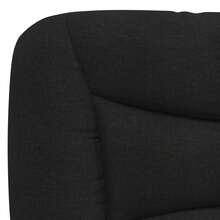 vidaXL Kopfteil-Kissen "Hvar" Schwarz 100 cm Stoff - Schwarz - Übersicht 8