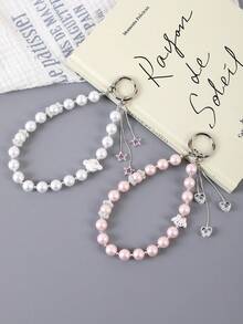 Luxury And Fashionable Heart-Shaped Tassel Pendant Decoration Bag Pendant Ins High-End Alloy Planet Pendant Jewellery Shine Party Car Accessories For Woman