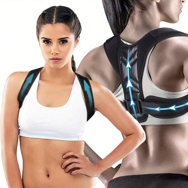 Posture Corrector For Men And Women, Lumbar Back Support, Adjustable, Comfortable And Breathable, Back, Shoulder, Neck, Improved Posture Correction Belt,It Can Be Given As A Gift For Halloween, Christmas, And New Year To Family, Friends, And Elders, Making It A Very Beautiful Gift