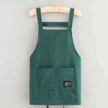 1pc Apron For Women, Sleeveless, Comfortable Breathable, Large Pocket, Dirt-Resistant, Striped Design, Suitable For Kitchen & Home Use - Multicolor - View 14