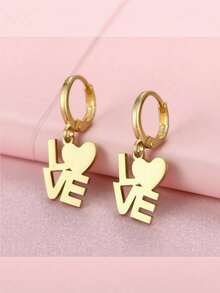 5Pairs Fashion Sweet Stainless Steel Earrings For Girls Heart Butterflies Flowers Mix Style Daily Matching Party Travel Friends Gifts Accessories