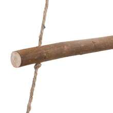 Alberi di Natale sospesi con stelle in alto 2 pz 42x90 cm Ramo naturale