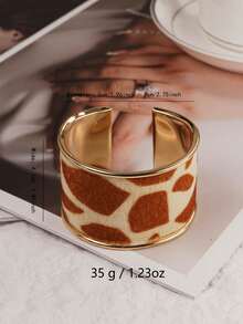 Fashionable Luxury Women's Open Bangle Bracelet