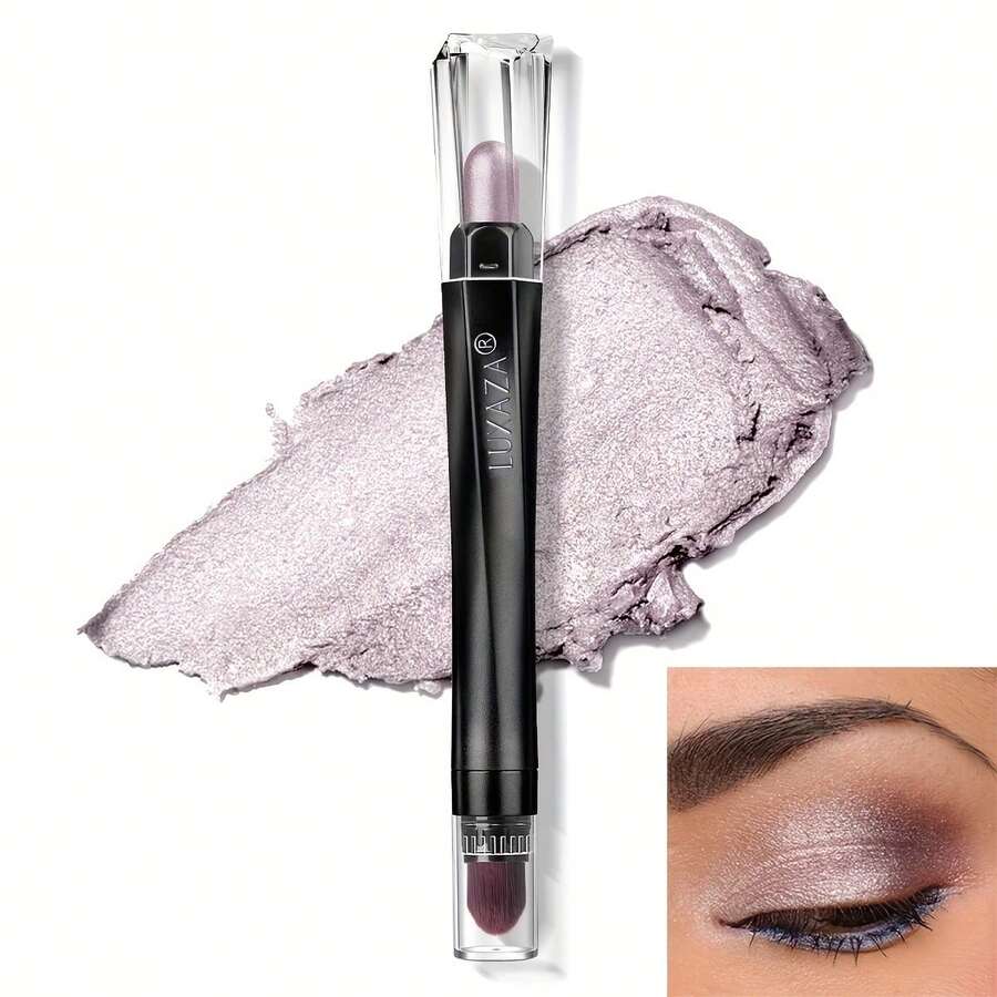 Lápiz de Sombra de Ojos Lila Claro Mate - Edición Especial Dorada Varita Mágica de Maquillaje - Púrpura malva - Ver 1