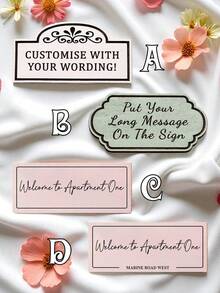 Letrero de madera personalizado con nombre grabado, mensaje, placa colgante decorativa 2025 Decoración rústica del hogar Cartel de boda Regalo conmemorativo para inauguración de casa, amigos, parejas, familia, fiesta, celebración Texto personalizable, múltiples opciones de color, Letrero de madera personalizado - Multicolor - Ver 3