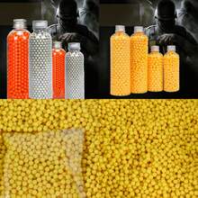 Upgraded 6mm Soft Gel Bullets, 7-8mm Bottle Water Bullets, Plastic Hard Bullets, Orange Plastic Hard Bullets, Silver Weighted Plastic Hard Bullets, 7-8mm Soft Gel Bullets, Bulk/Bottle Packaging, Safer Cushioning And More Durable - Multicolor - View 4