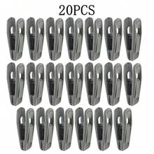 20PCS / 10PCS Klip Gantungan Baju Beludru, Klip Gantungan Celana Beludru Warna Gading, Klip Gantungan Kuat Sempurna untuk Gantungan Baju Felt Tipis - MultiWarna - View 14