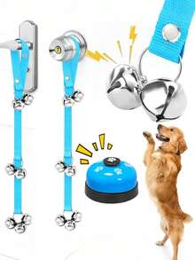 1pc Pet Doorbell Rope Cat Toy, Dog Outdoor Doorbell Rope Pet Training Buzzer Sound Toy