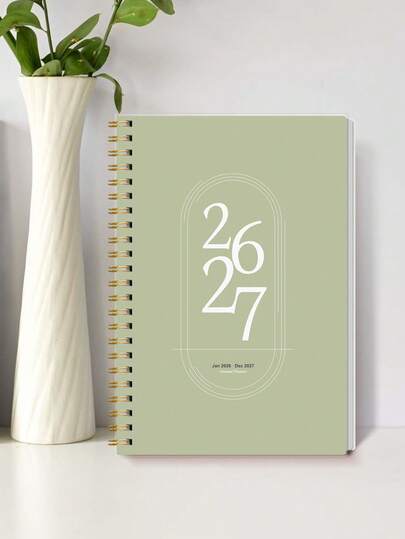Trees 2025-2027 Planner Weekly And Monthly Notebook Spiral Day Plan Academic Appointment Book Agenda Journal To Increase Productivity, 8*6 Inches