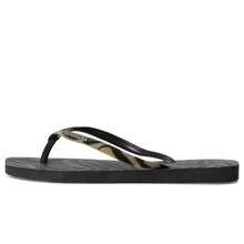 Havaianas Slim Square Velvet Sandals |  | Women Flat Sandals - 黑色 - 查看 3